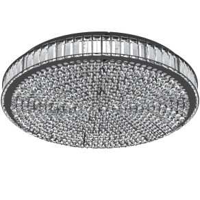   Mennyezeti LED lámpa prizma kristály díszekkel - Balparda Eglo 390249, 7120 lm, 4000 K, 4x5,6+4x7,5 W, 220-240 V