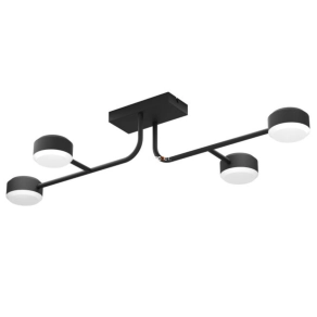   Mennyezeti LED lámpa 27,2 W, melegfehér, fekete-fehér színű - Clavellina Eglo 900351