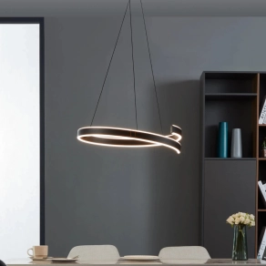   Szabályozható függesztett LED lámpa 42,5 W, hideg-melegfehér, fekete - Andabaia Eglo 900404