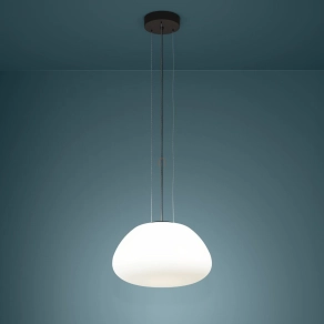   Függesztett üveg lámpa, 41,5 cm - Balmes Eglo 390201, 1xE27 foglalattal, 220-240 V