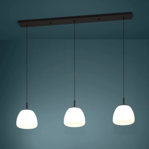   Függesztett üveg lámpa - Balmes Eglo 390202, 3xE27 foglalattal, 220-240 V
