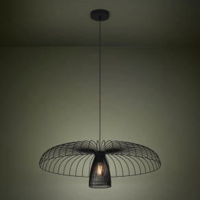   Árnyékvető függesztett lámpa, 77 cm - Champerico Eglo 390216, 1xE27 foglalattal, 220-240 V