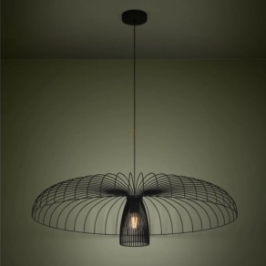   Árnyékvető függesztett lámpa, 98,5 cm - Champerico Eglo 390217, 1xE27 foglalattal, 220-240 V