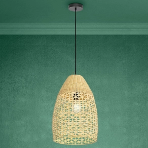   Függesztett lámpa boho stílsuban, 35 cm - Sambucona Eglo 390237, 1xE27 foglalattal, 220-240 V