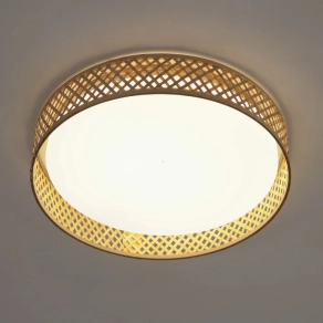   Rácsos mennyezeti LED lámpa 24 W, melegfehér, barna-fehér színű - Luppineria Eglo 900464