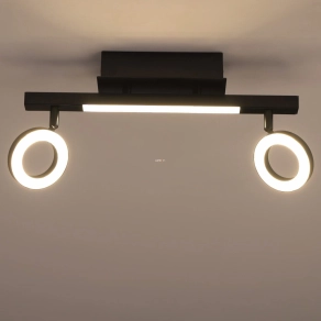   LED spot lámpa 6,4 W, melegfehér, fekete - Cardillio Eglo 900514