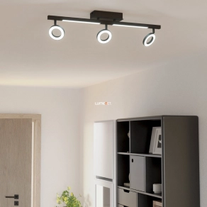   LED spot lámpa 9,6 W, melegfehér, fekete - Cardillio Eglo 900515
