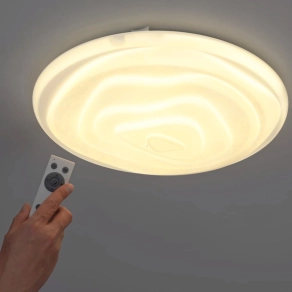   Távirányítós mennyezeti LED lámpa 11,6 W, hideg-melegfehér, fehér színű - Battistona Eglo 900605