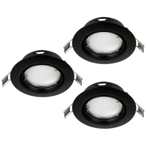   Süllyesztett lámpa keret, 3 darabos - Peneto Eglo 900752, 3xGU10 foglalattal, 220-240 V, IP20, fényforrással