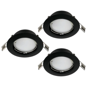   Süllyesztett lámpa keret, 3 darabos - Peneto Eglo 900754, 3xGU10 foglalattal, 220-240 V, IP20, fényforrással