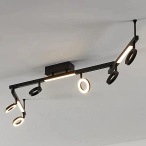   LED spot lámpa modern stílusban - Cardillio 1 Eglo 900839, 3840 lm, 3000 K, 6x3,2+3x3,3 W, 220-240 V