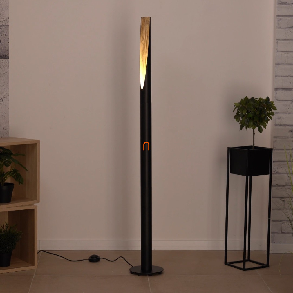 Állólámpa, 137 cm - Barbotto Eglo 900877, fa, 1xGU10 foglalattal