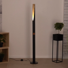   Állólámpa, 137 cm - Barbotto Eglo 900877, fa, 1xGU10 foglalattal