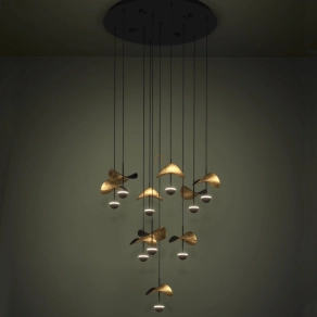   Függesztett LED lámpa, 58 cm - Dracera Eglo 390339, 2800 lm, 3000 K, 10x2,3 W, 220-240 V