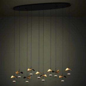   Függesztett LED lámpa - Dracera Eglo 390342, 2800 lm, 3000 K, 10x2,3 W, 220-240 V