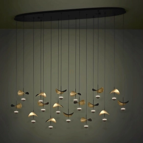   Függesztett LED lámpa - Dracera Eglo 390343, 4760 lm, 3000 K, 17x2,3 W, 220-240 V