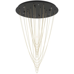   Láncos függesztett LED lámpa, 58 cm - Trepuco Eglo 390354, 3000 lm, 3000 K, 6x4,2 W, 220-240 V