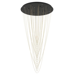   Láncos függesztett LED lámpa, 78 cm - Trepuco Eglo 390355, 4000 lm, 3000 K, 8x4,2 W, 220-240 V
