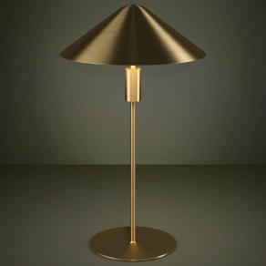   Asztali LED lámpa sárgaréz színben, 46,5 cm, érintőkapcsolós - Paraguay Eglo 390274, 1360 lm, 3000 K, állítható fényerősség, 12 W, 220-240 V