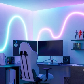   Okos LED szalag, 3 m - Neon-Stripe-Z Eglo 901108, 2400 lm, 3000-6500 K+RGB, állítható színhőmérséklet és szín, applikációval szabályozható, Bluetooth, ZIgbee, 20 W, 220-240 V