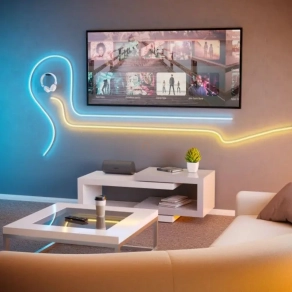   Okos LED szalag, 5 m - Neon-Stripe-Z Eglo 901109, 3400 lm, 3000-6500 K+RGB, állítható színhőmérséklet és szín, applikációval szabályozható, Bluetooth, ZIgbee, 30 W, 220-240 V
