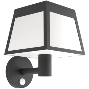   Kültéri napelemes fali LED lámpa mozgásérzékelővel - Altilia Eglo 901073, 800 lm, 3000 K, 7,5 W, 3,7 V, IP44