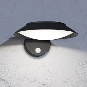   Kültéri napelemes fali LED lámpa mozgásérzékelővel - Cerrisi Eglo 901079, 800 lm, 3000 K, 7 W, 4,5 V, IP44