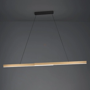   Függesztett LED lámpa, fa - Montebuono Eglo 390369, 2600 lm, 3000 K, 2x10,5 W, 220-240 V