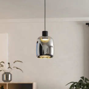   Okos függesztett LED lámpa - Molochio-Z Eglo 901119, 500 lm, 2700-6500 K+RGB, állítható színhőmérséklet és szín, applikációval szabályozható, Bluetooth, ZIgbee, 3,7 W, 220-240 V