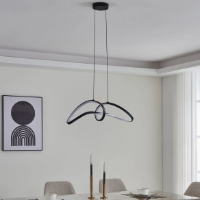   Okos függesztett LED lámpa - Calarossa-Z Eglo 901159, 2500 lm, 2700-6500 K+RGB, állítható színhőmérséklet és szín, applikációval szabályozható, Bluetooth, ZIgbee, 22 W, 220-240 V