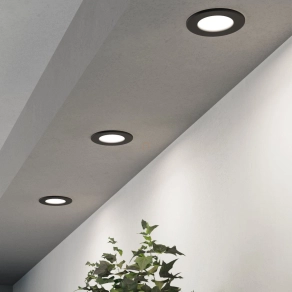   Szabályozható süllyesztett LED lámpa 3 darabos - Fueva 6 Eglo 901385, 1350 lm, 2700/4000/6500K, állítható színhőmérséklet, 3x3,7 W, 220-240 V, IP20