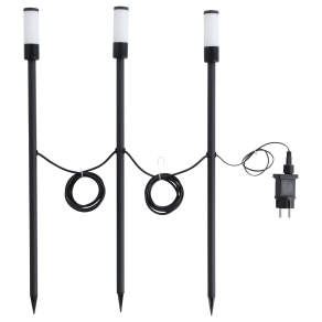   Kültéri földbe szúrható LED lámpa, 60 cm - Zancaro Eglo 902042, 390 lm, 3000 K, 3x1 W, 220-240 V, IP44