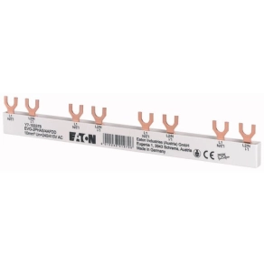   Eaton afdd+ sorolósín (2P), 12TE=4db készülékhez (50A), BusBar evg-2phas 4afdd-193378