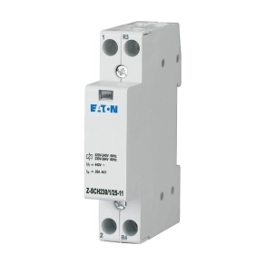   Eaton installációs kontaktor, 1 nyitó érintkező+ 1 záró érintkező, 25A (AC1), 230V AC, z-sch230/1/25-11-193886