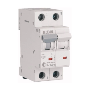   Eaton home kismegszakító 4, 5kA, 1P+N, 63A, c jelleggörbe, hl-c63/1n-194757