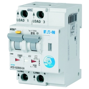   Eaton afdd+ kombinált ívhiba védelmi készülék (3in1) 'g/a', afdd-16/2/b/003-g/a-mb-300168