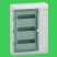 3x12 modulos Schneider Electric Mureva kiselosztó